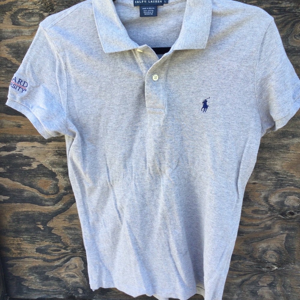 Ralph Lauren Howard University The Skinny Polo Shirt L